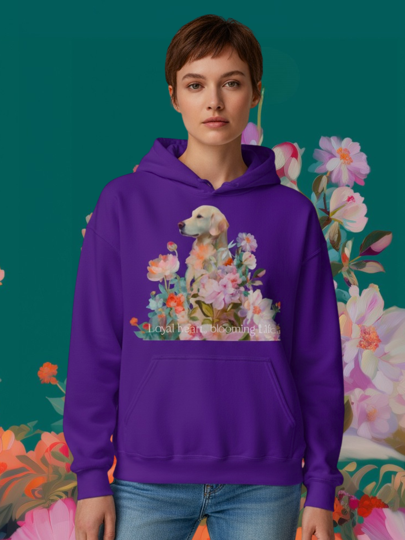 Loyal Heart — Golden Retriever Hoodie