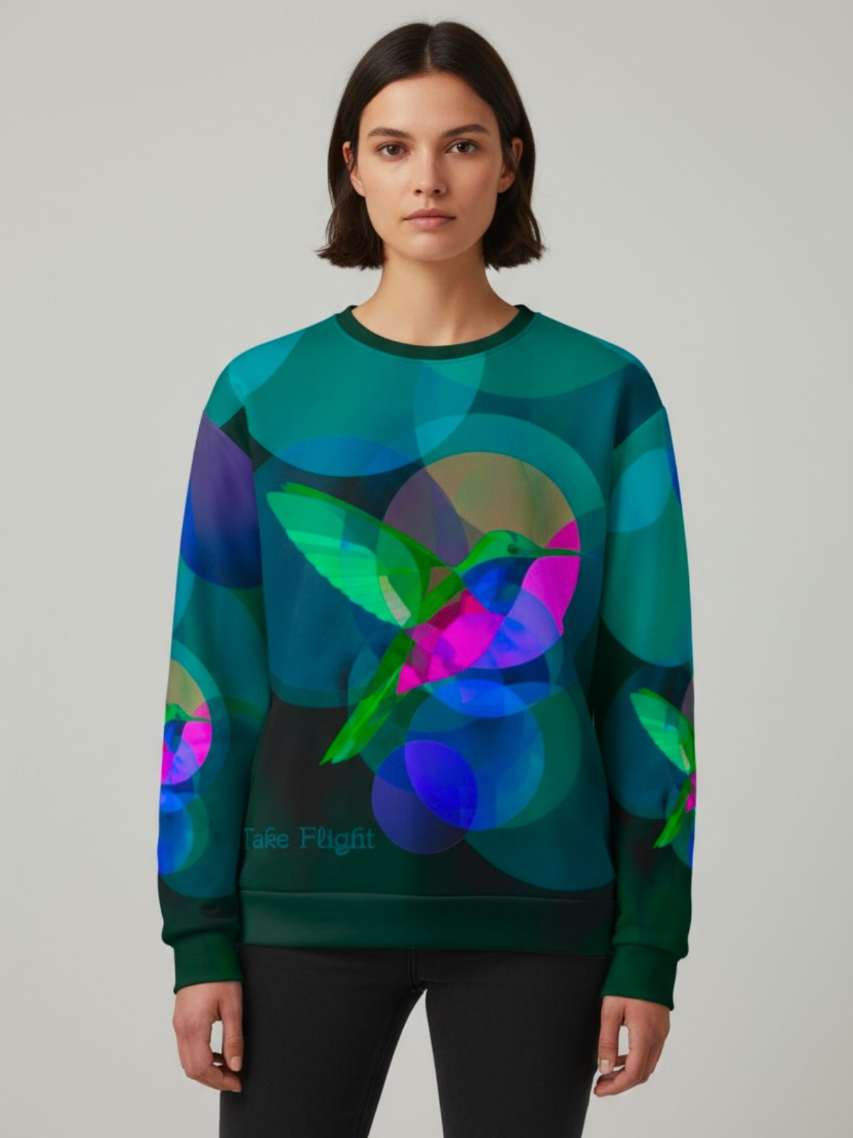Take Flight Green Sweatshirt