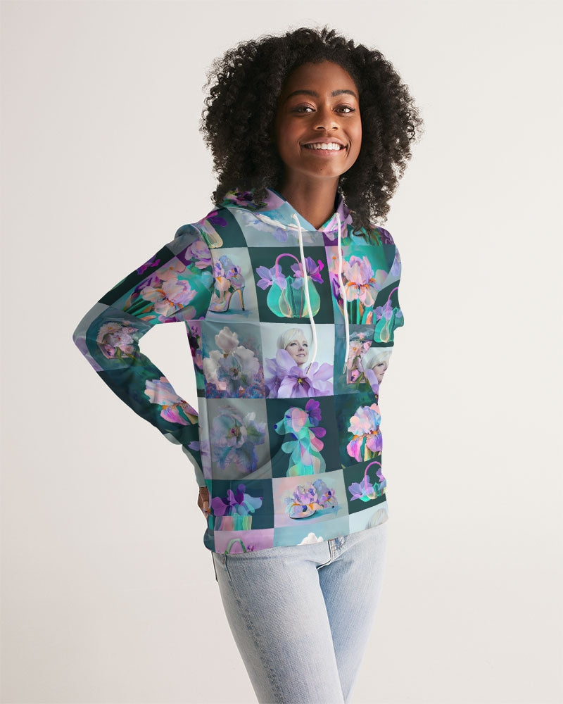 Lilac Shirt Women's All-Over Print Hoodie - Sample
