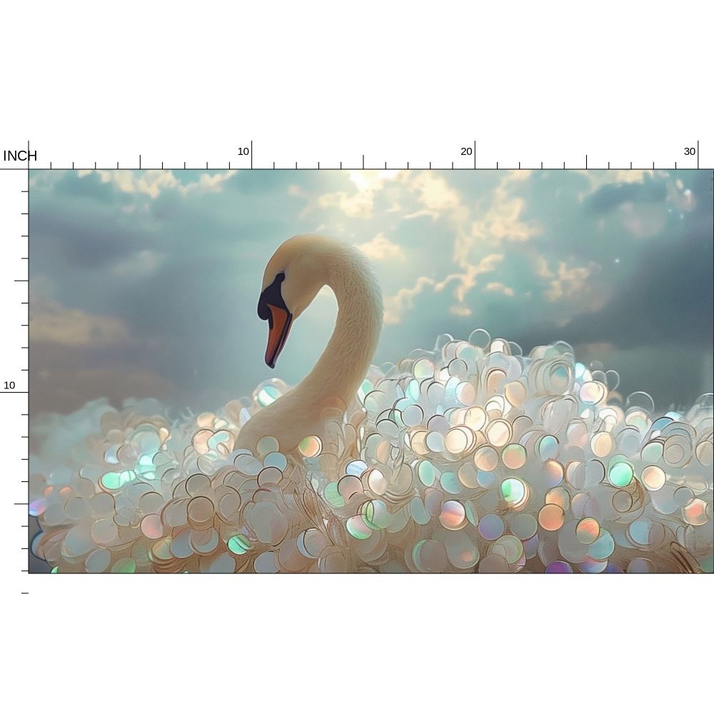 Unmistakably You – Velvet Tapestry, 47 × 47 in (120 × 120 cm)