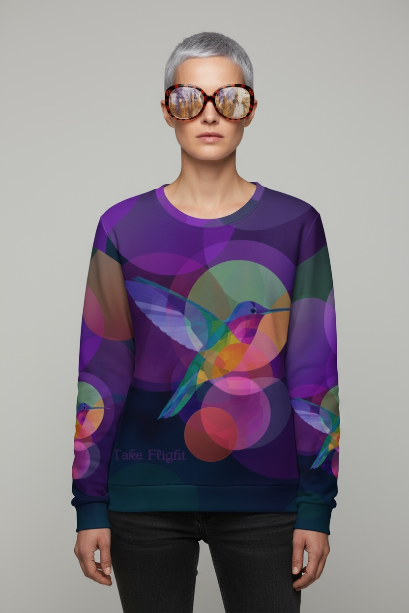 Take Flight Purple Sweatshirt
