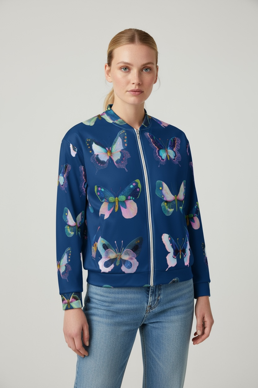 Butterfly Reverie — Bomber Jacket - Sample