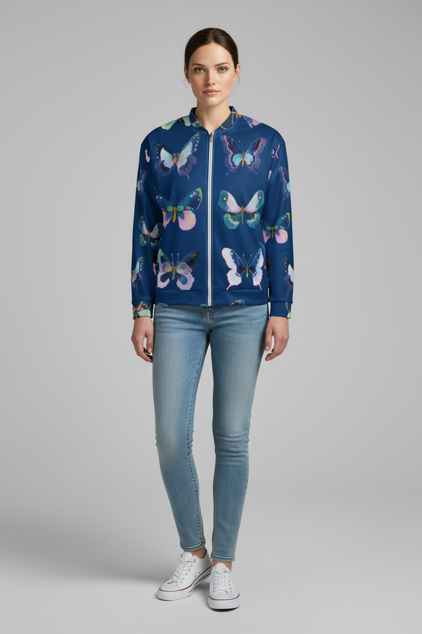 Butterfly Reverie — Bomber Jacket - Sample