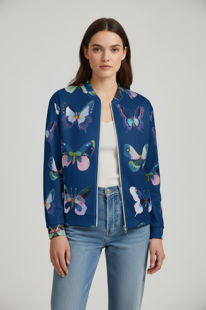 Butterfly Reverie — Bomber Jacket - Sample