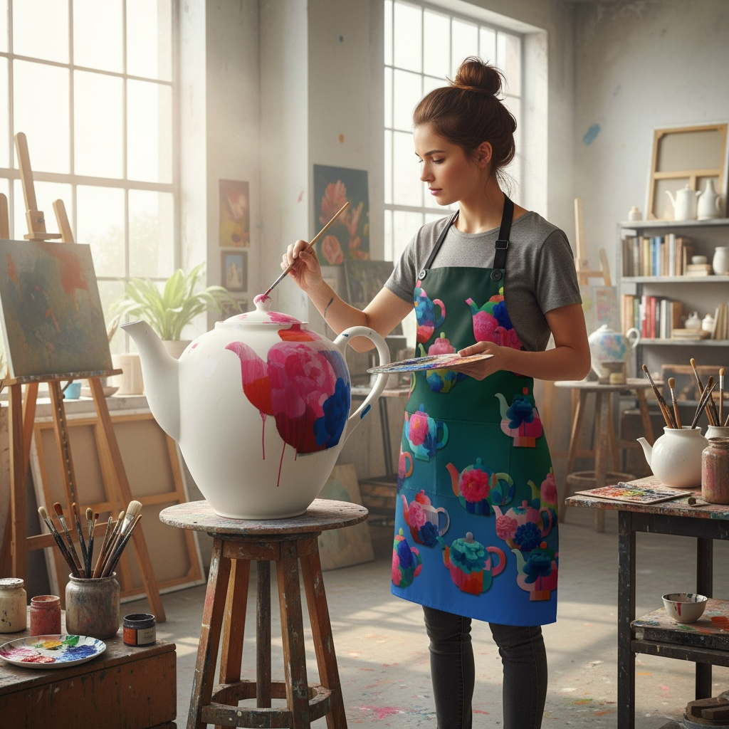Garden Grace — Floral Apron
