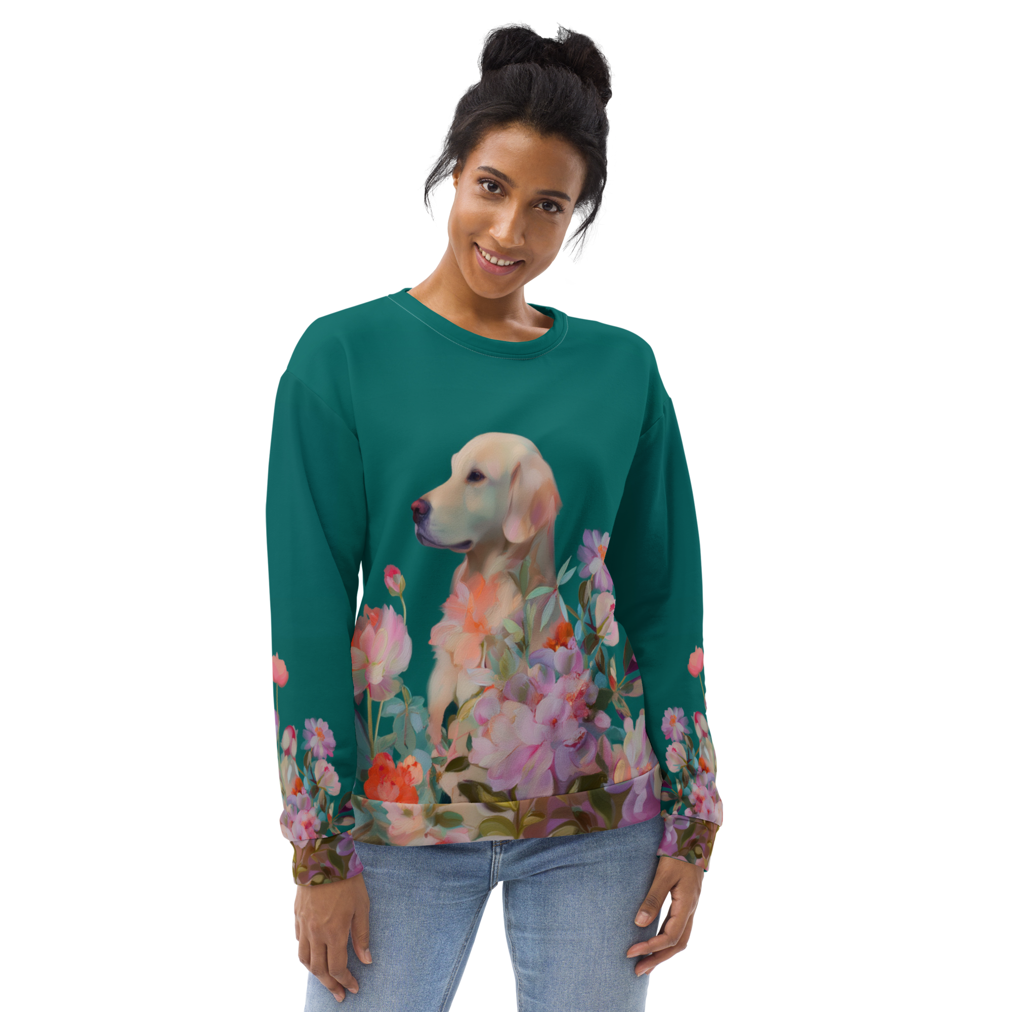 Garden Guardian — Golden Retriever Sweatshirt