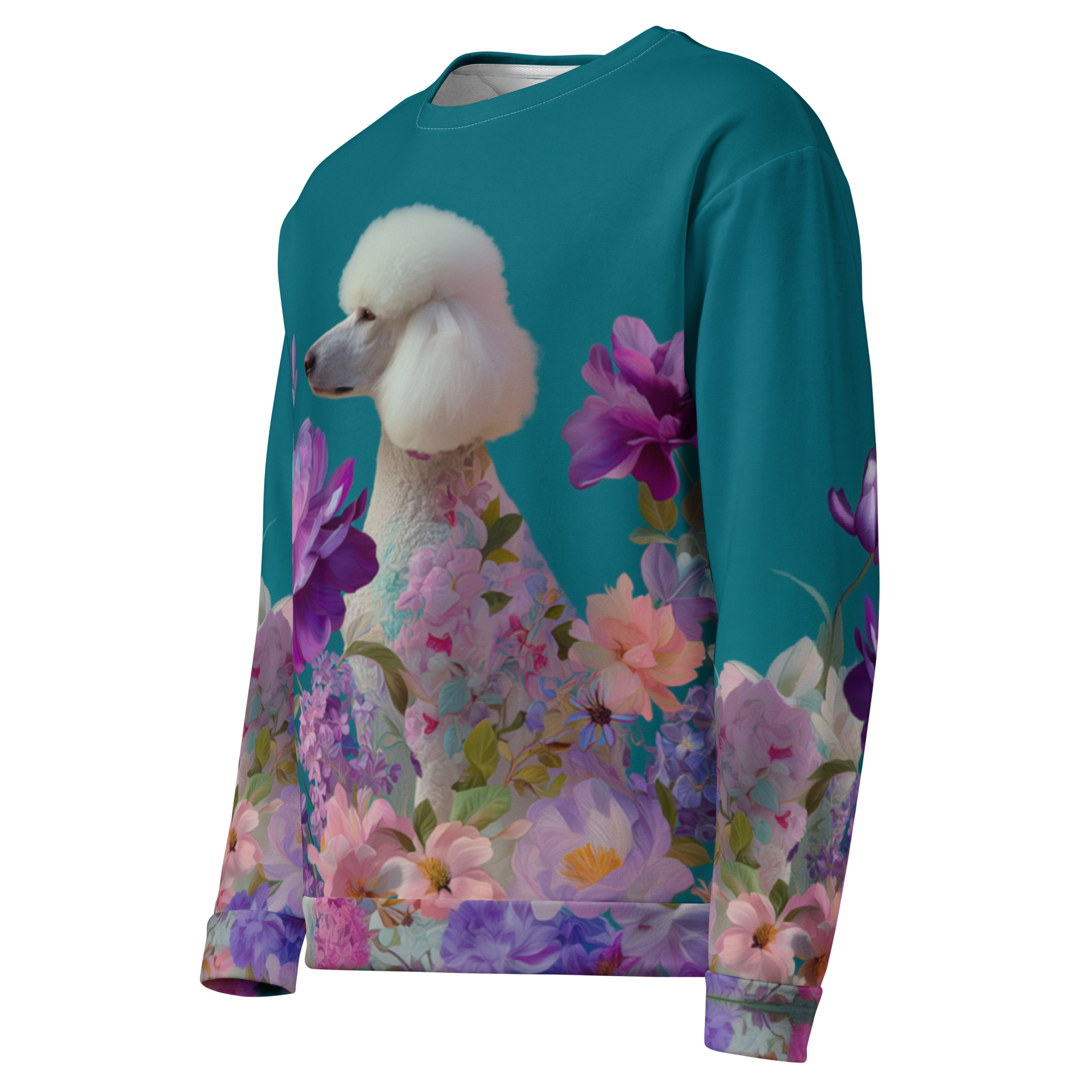 Poodles & Petals — All-Over Sweatshirt