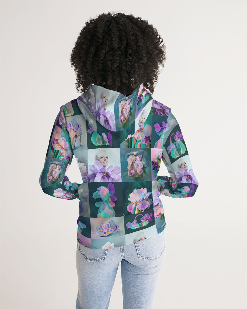 Lilac Shirt Women's All-Over Print Hoodie - Sample