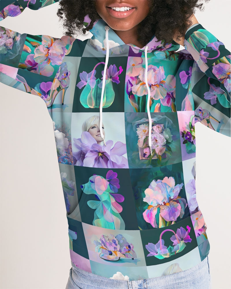 Lilac Shirt Women's All-Over Print Hoodie - Sample