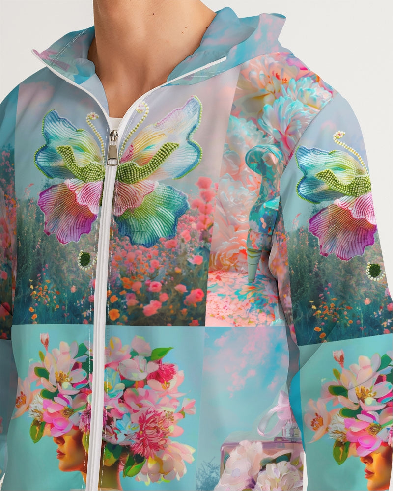 FRAGRANCE All-Over Print Windbreaker - Sample