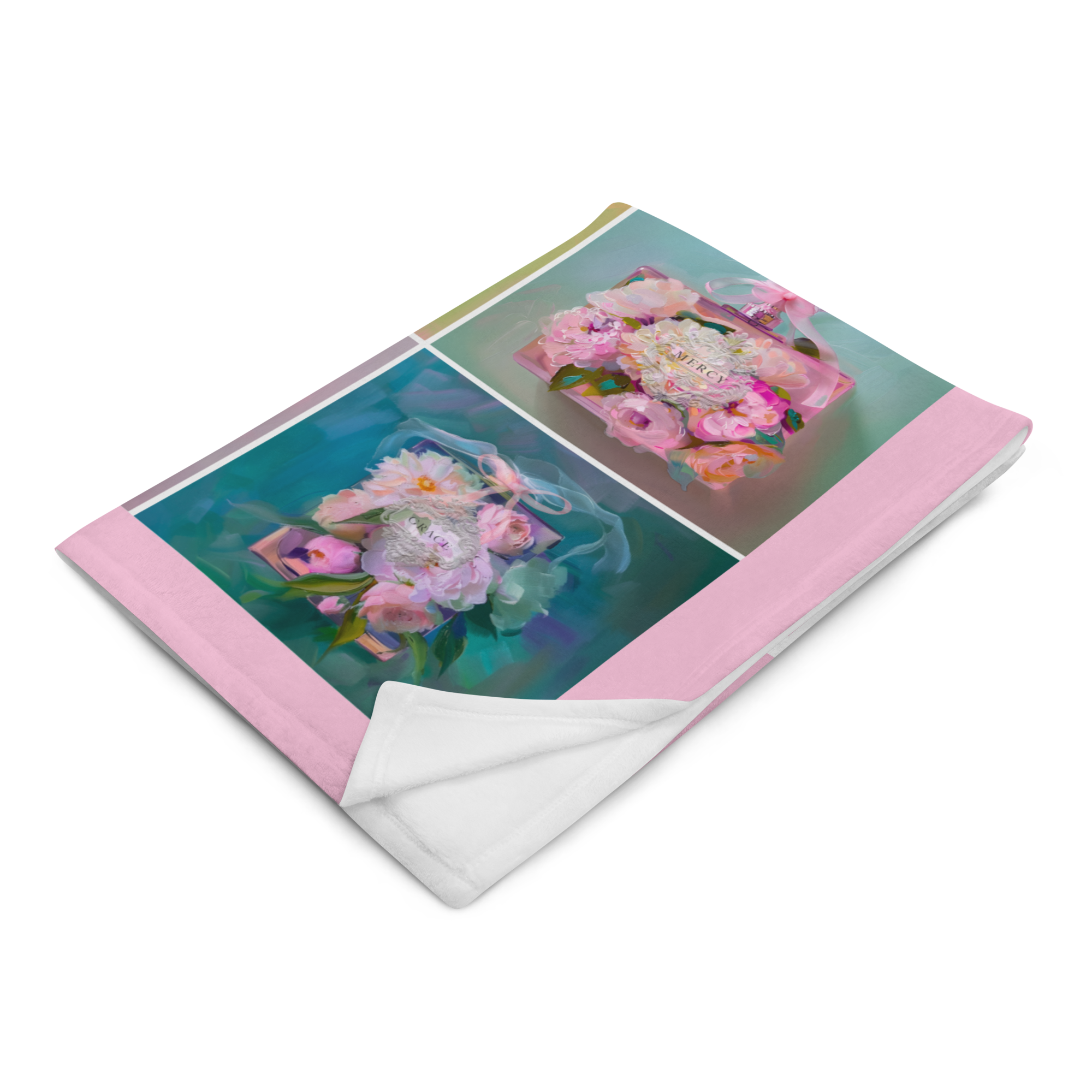 Petals and Perfume - Throw Blanket