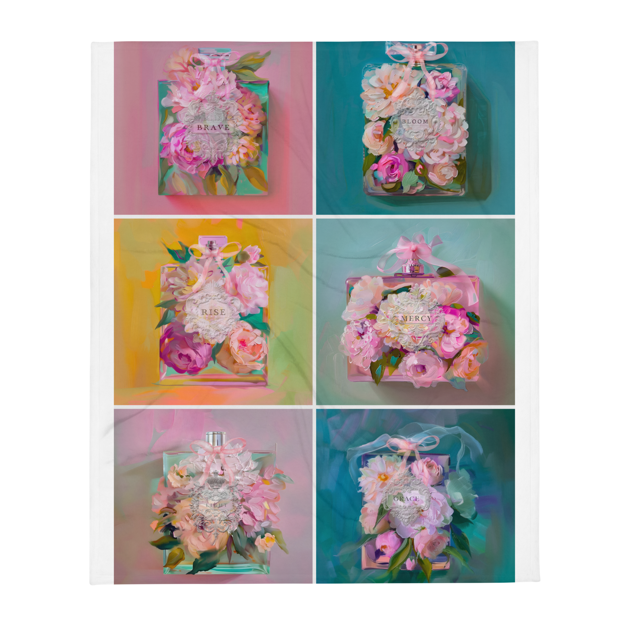 Petals and Perfume - Throw Blanket