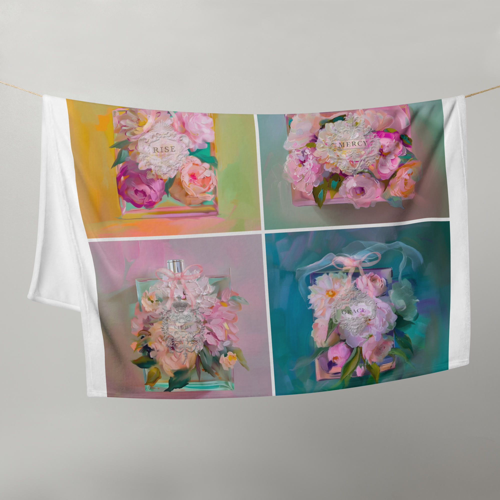 Petals and Perfume - Throw Blanket