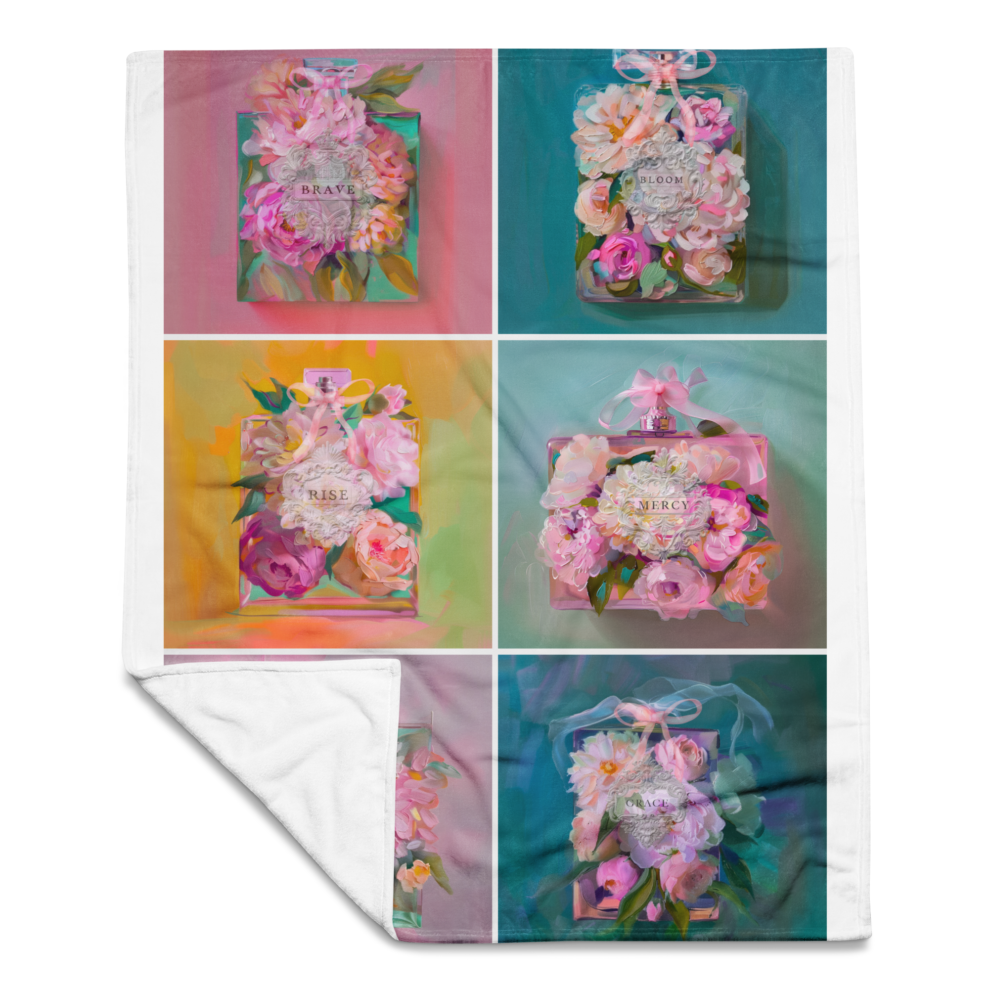 Petals and Perfume - Throw Blanket