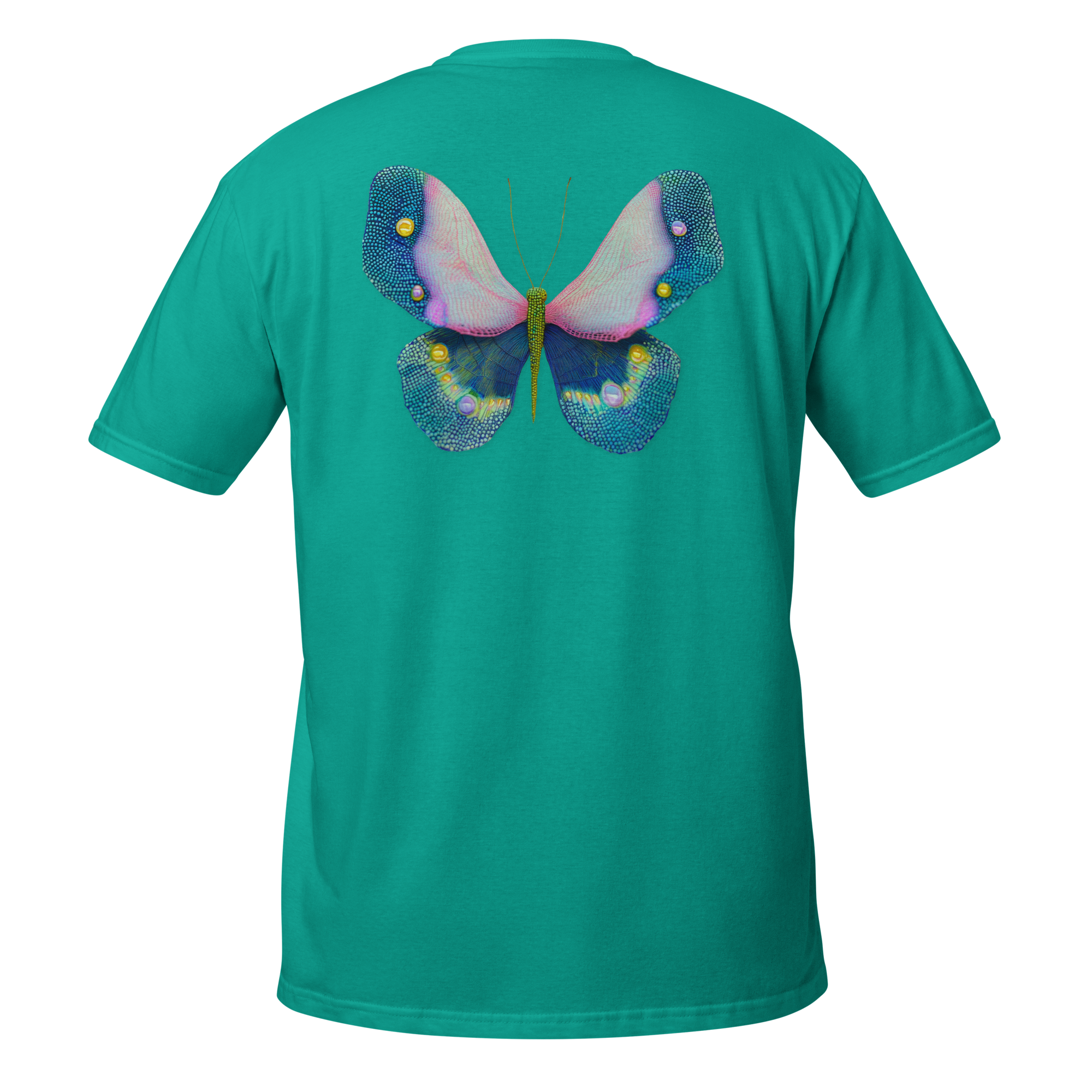 Butterfly Reverie Short-Sleeve Emerald T-Shirt - Sample