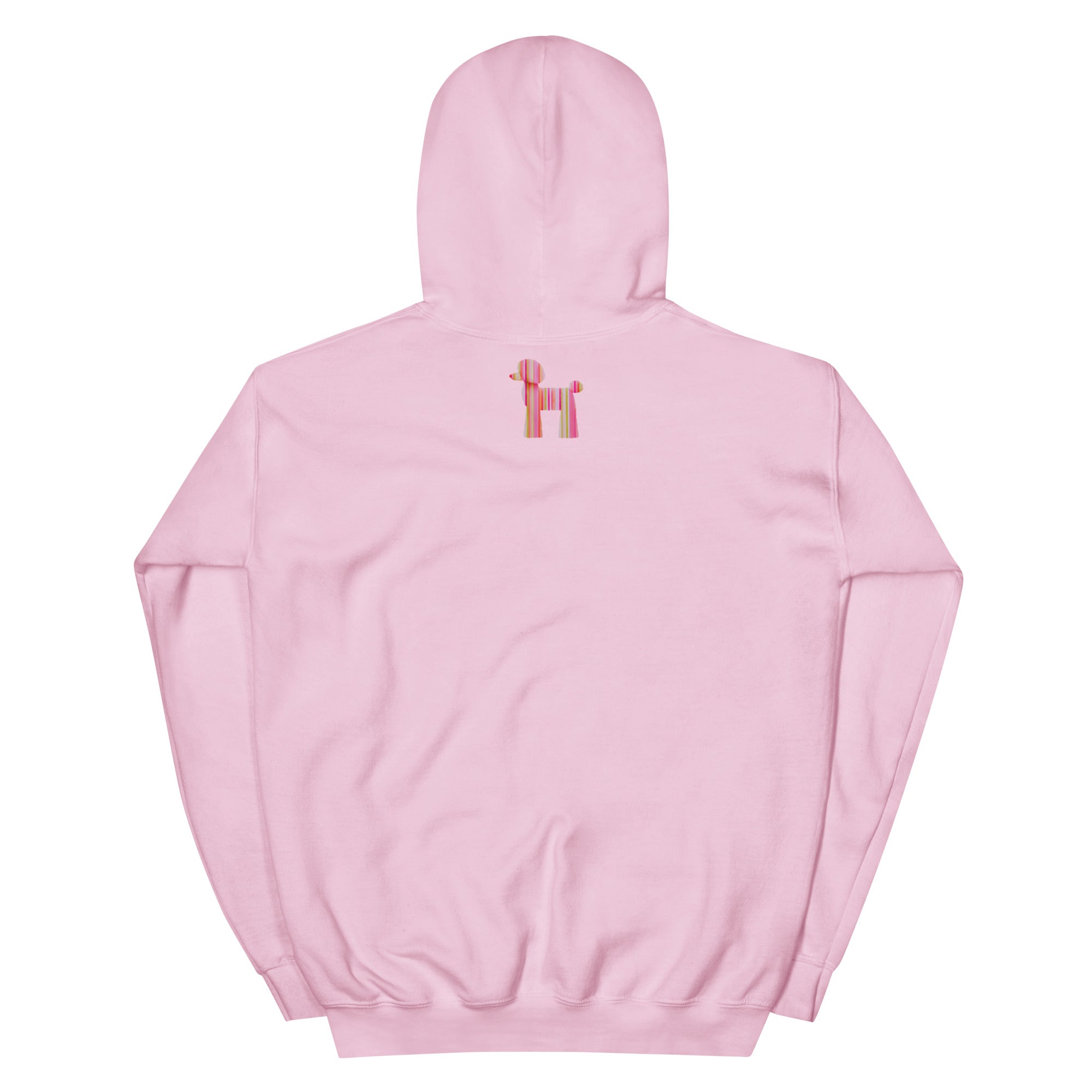 Candy-Stripe Pink Poodle Hoodie - Sample