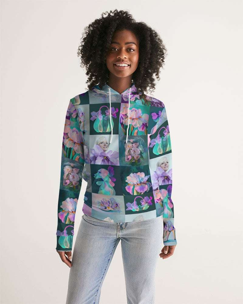 Lilac Shirt Women's All-Over Print Hoodie - Sample