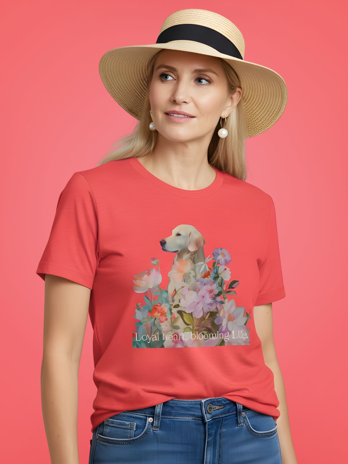 Loyal Heart  Short-Sleeve Orange T-Shirt