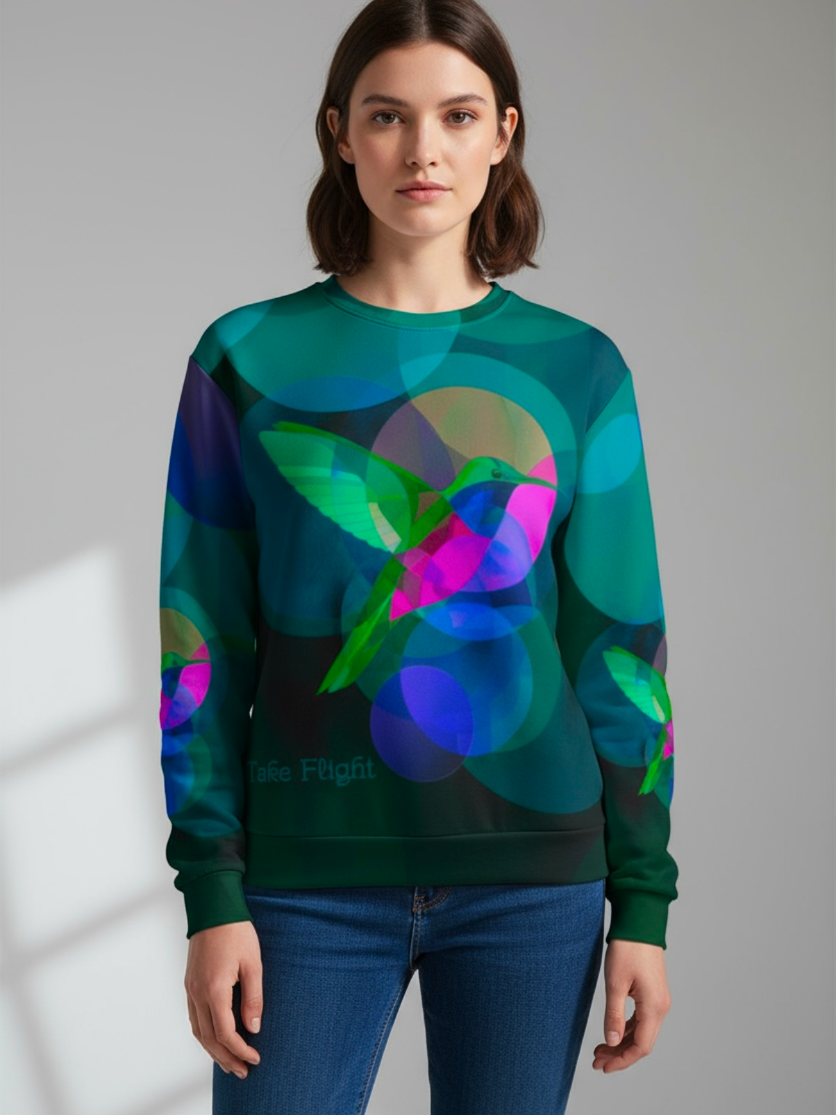 Take Flight Green Sweatshirt