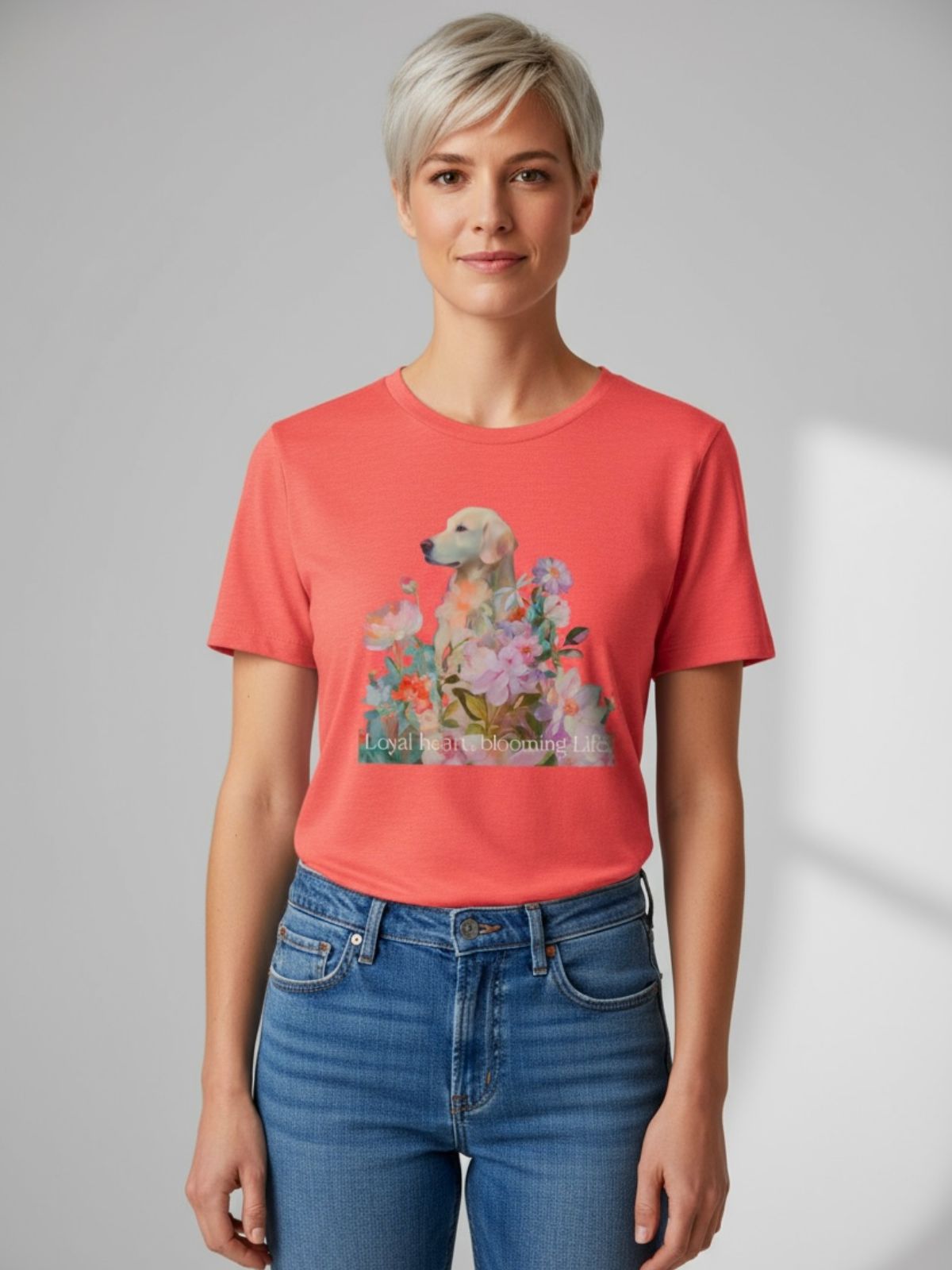 Loyal Heart  Short-Sleeve Orange T-Shirt