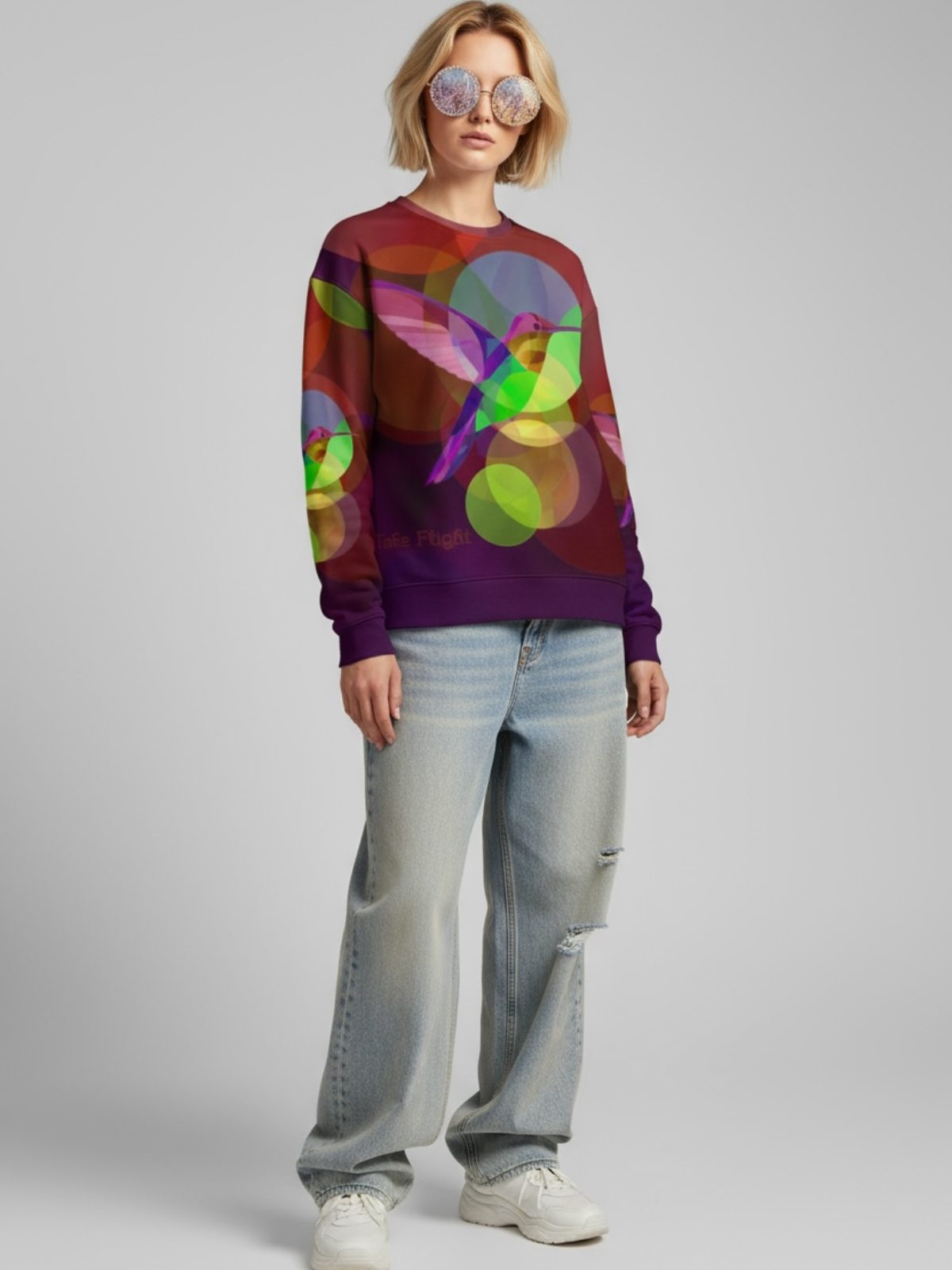 Take Flight Maroon Sweatshirt