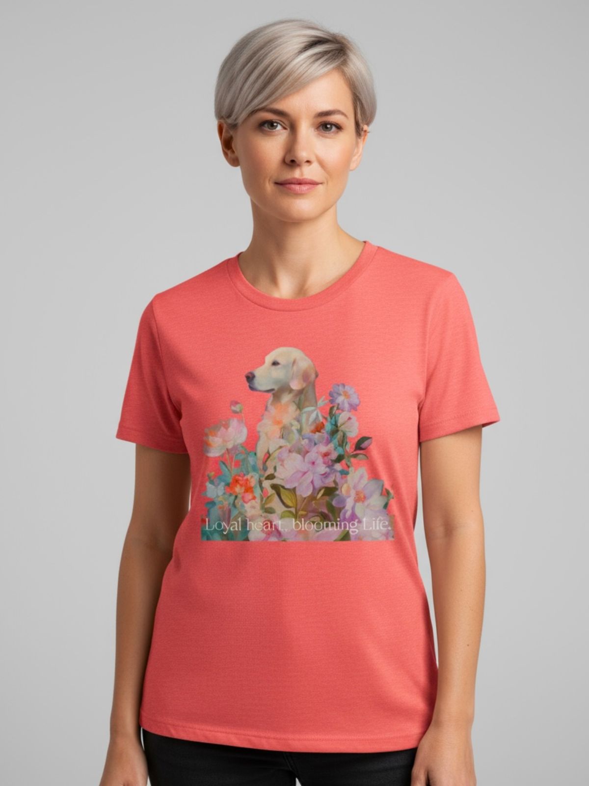 Loyal Heart  Short-Sleeve Orange T-Shirt