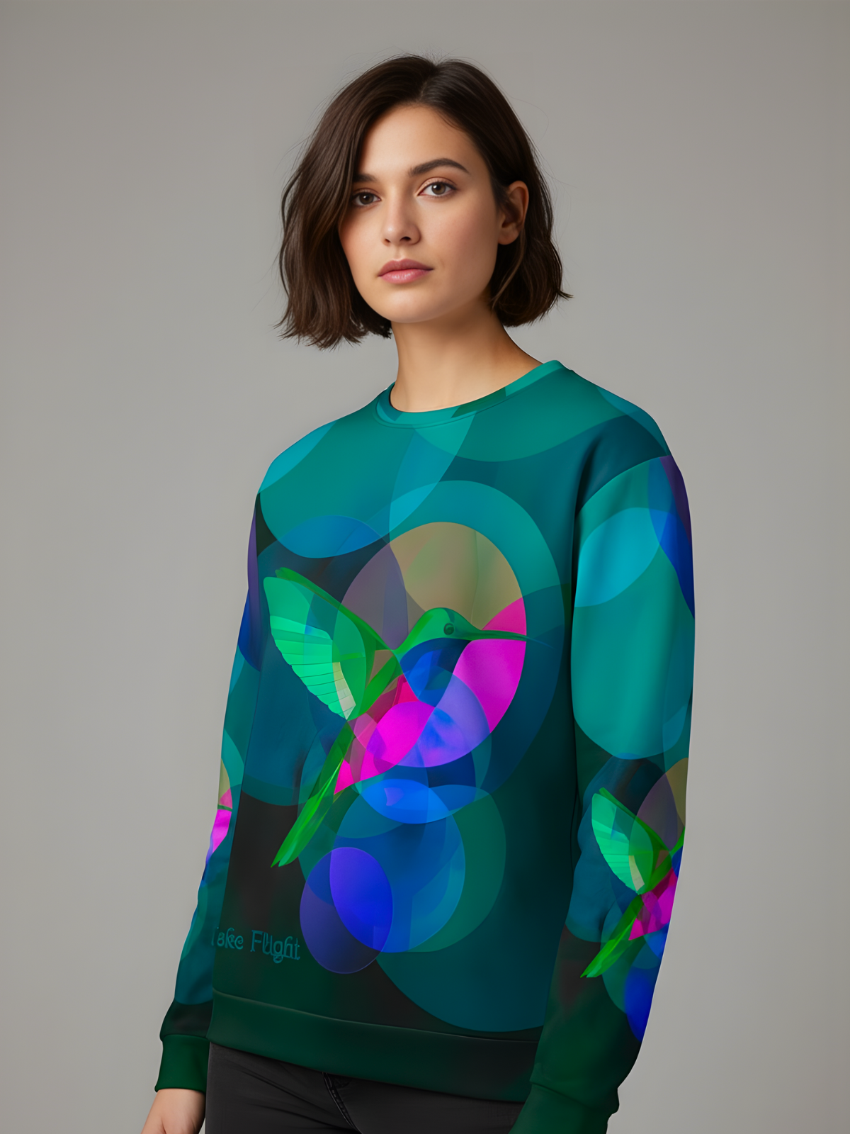 Take Flight Green Sweatshirt