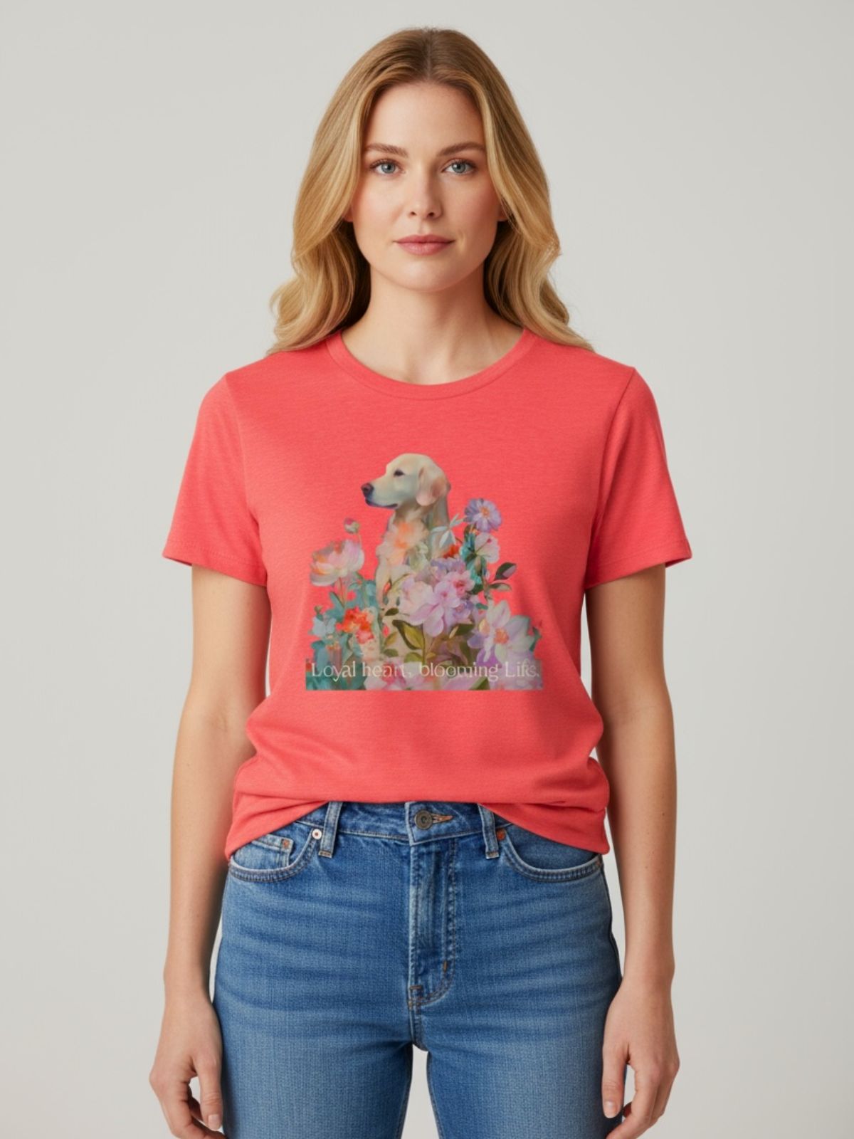 Loyal Heart  Short-Sleeve Orange T-Shirt