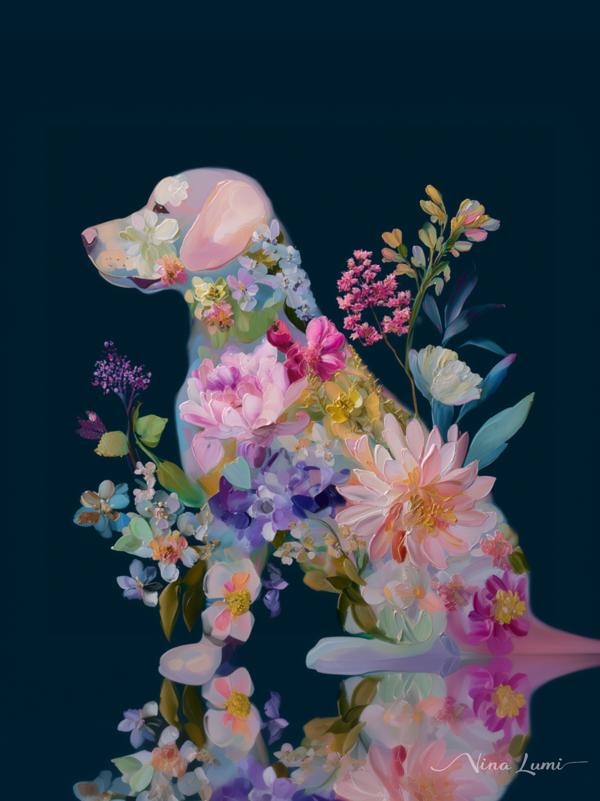 Bloom Companion — Reflection Fine Art Print