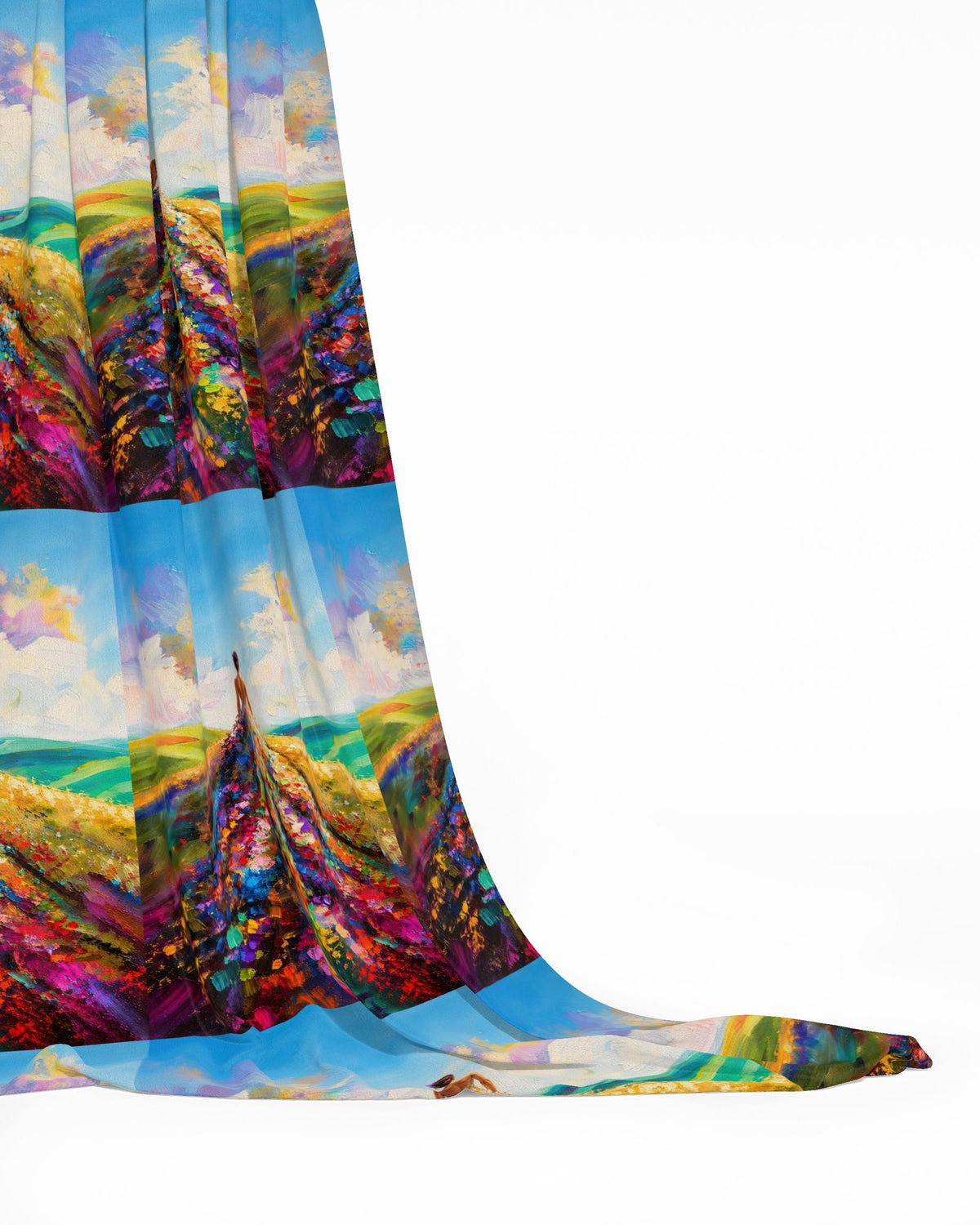 Woman on the Land – Velvet Tapestry