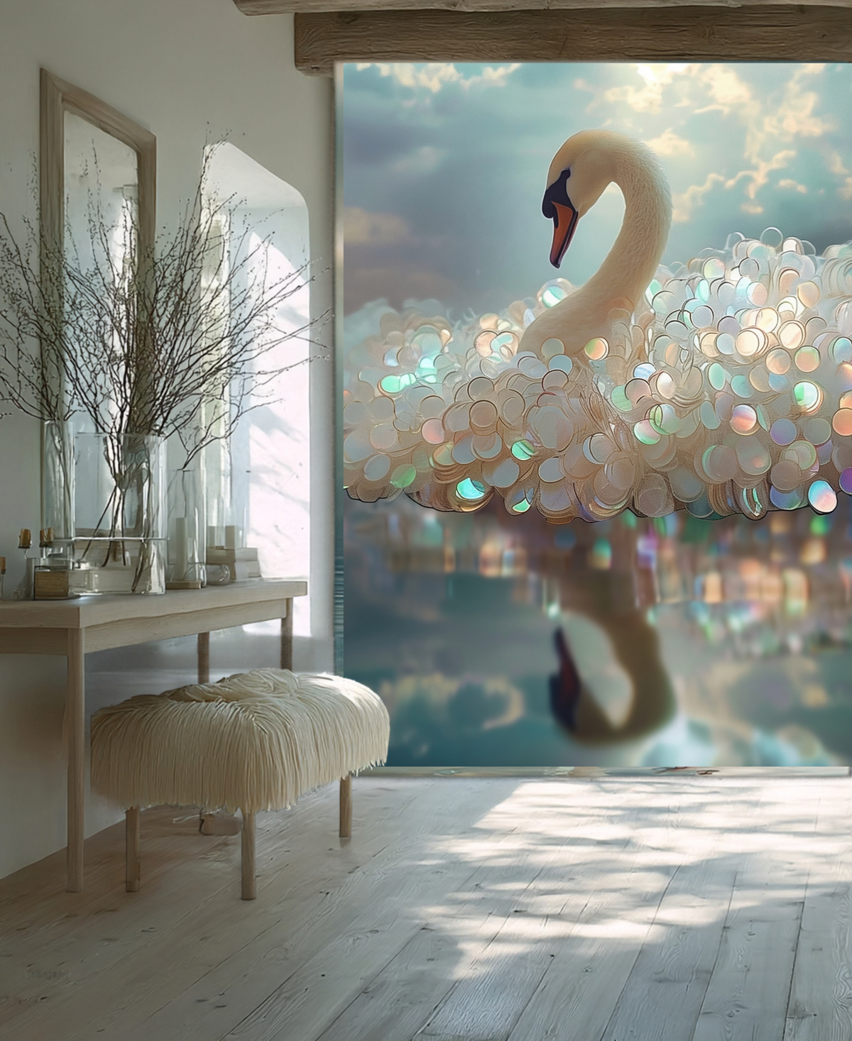 Unmistakably You – Velvet Tapestry, 47 × 47 in (120 × 120 cm)
