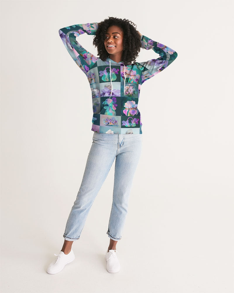Lilac Shirt Women's All-Over Print Hoodie - Sample