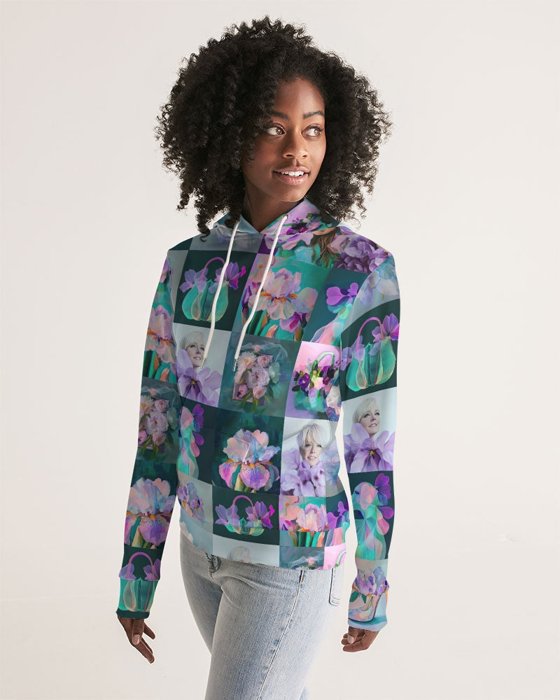 Lilac Shirt Women's All-Over Print Hoodie - Sample