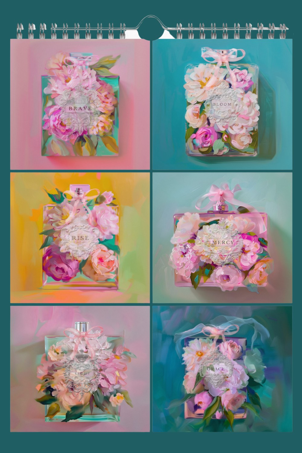 Petals & Parfum — Undated Wall Calendar