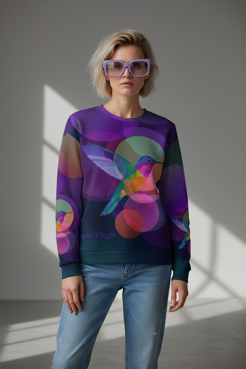 Take Flight Purple Sweatshirt