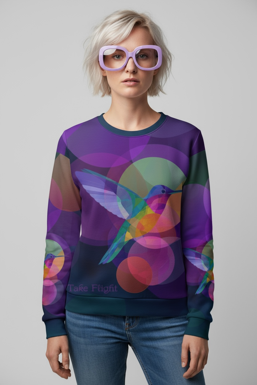 Take Flight Purple Sweatshirt