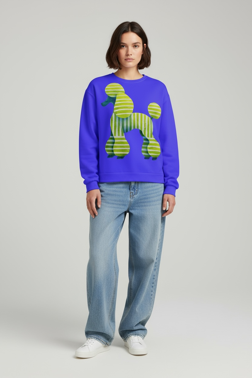 Poodle in Rhythm - Sweatshirt - Sample