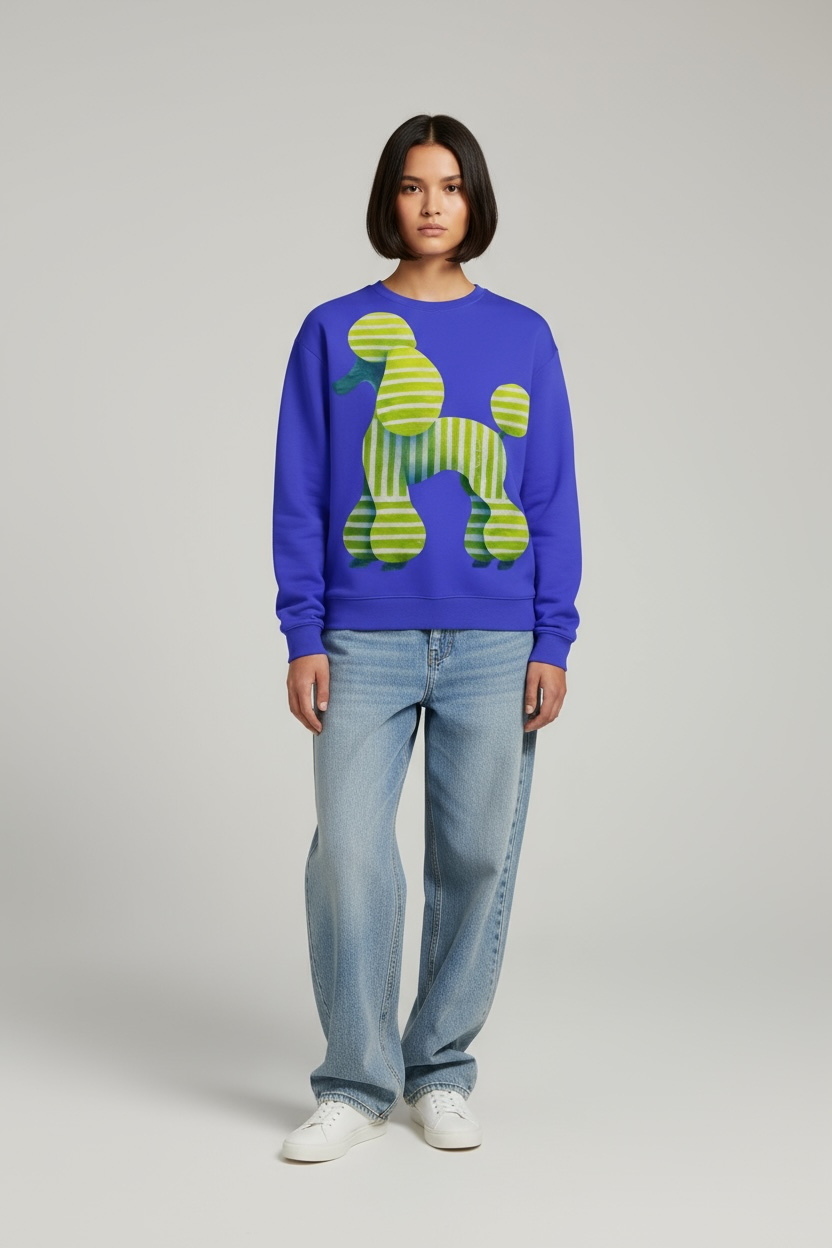 Poodle in Rhythm - Sweatshirt - Sample