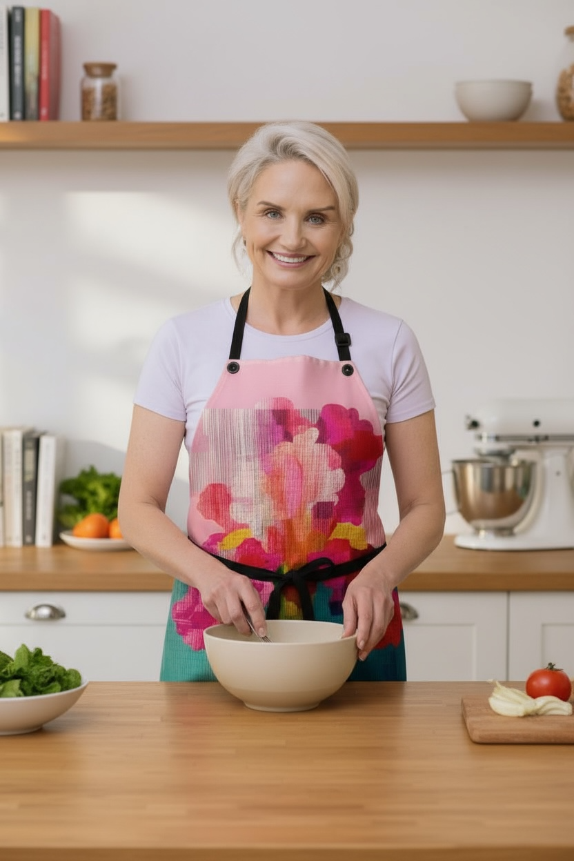 Garden Grace — Floral Apron.