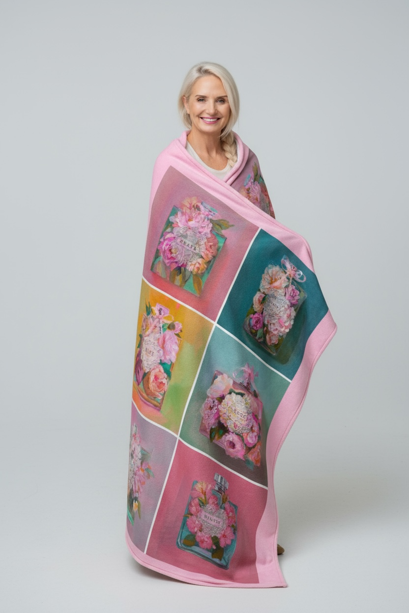 Petals and Perfume - Throw Blanket