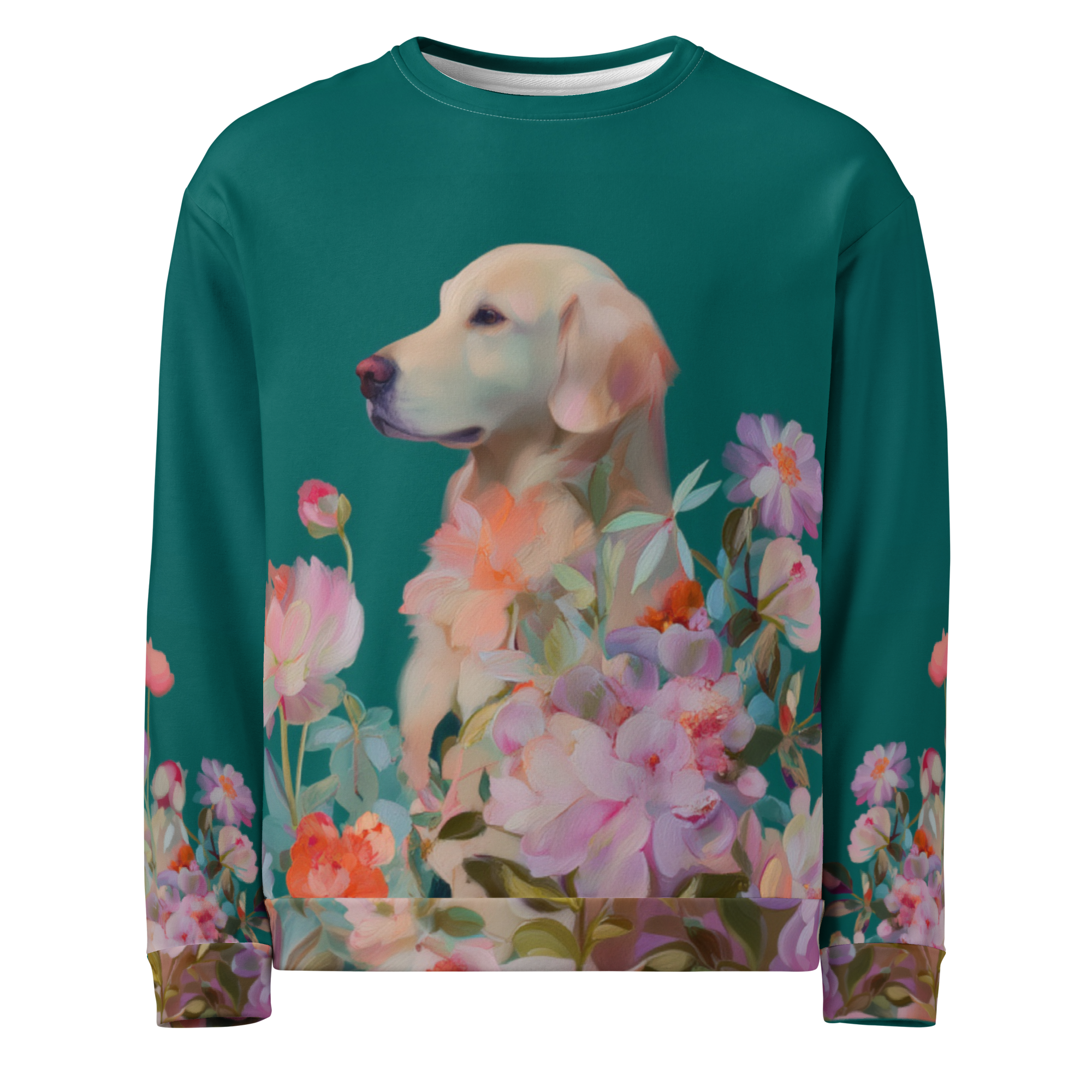 Garden Guardian — Golden Retriever Sweatshirt