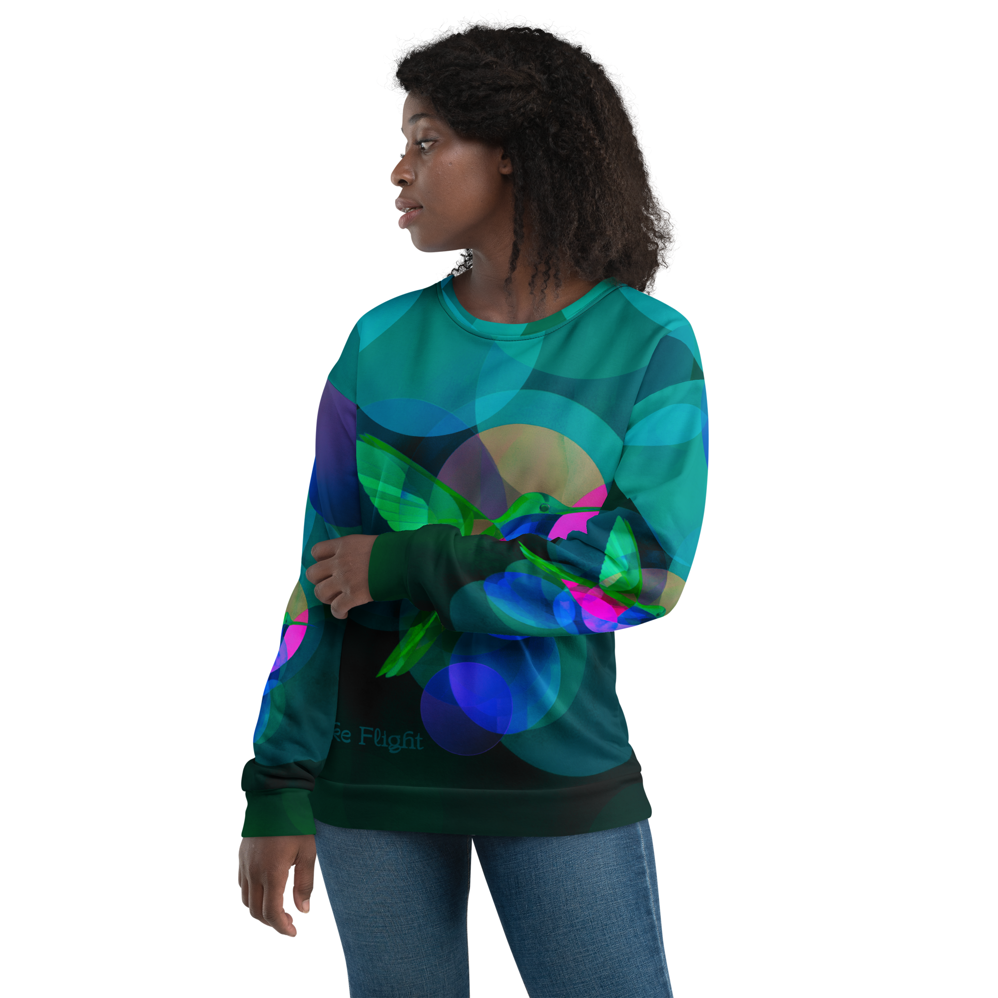 Take Flight Green Sweatshirt