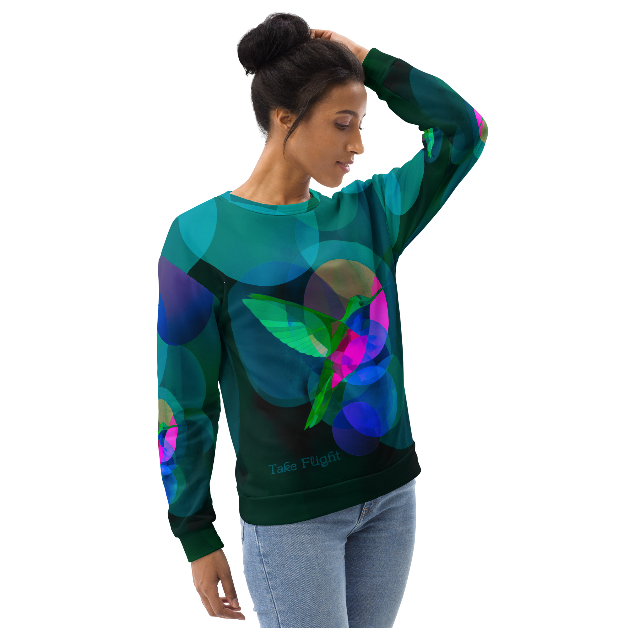 Take Flight Green Sweatshirt