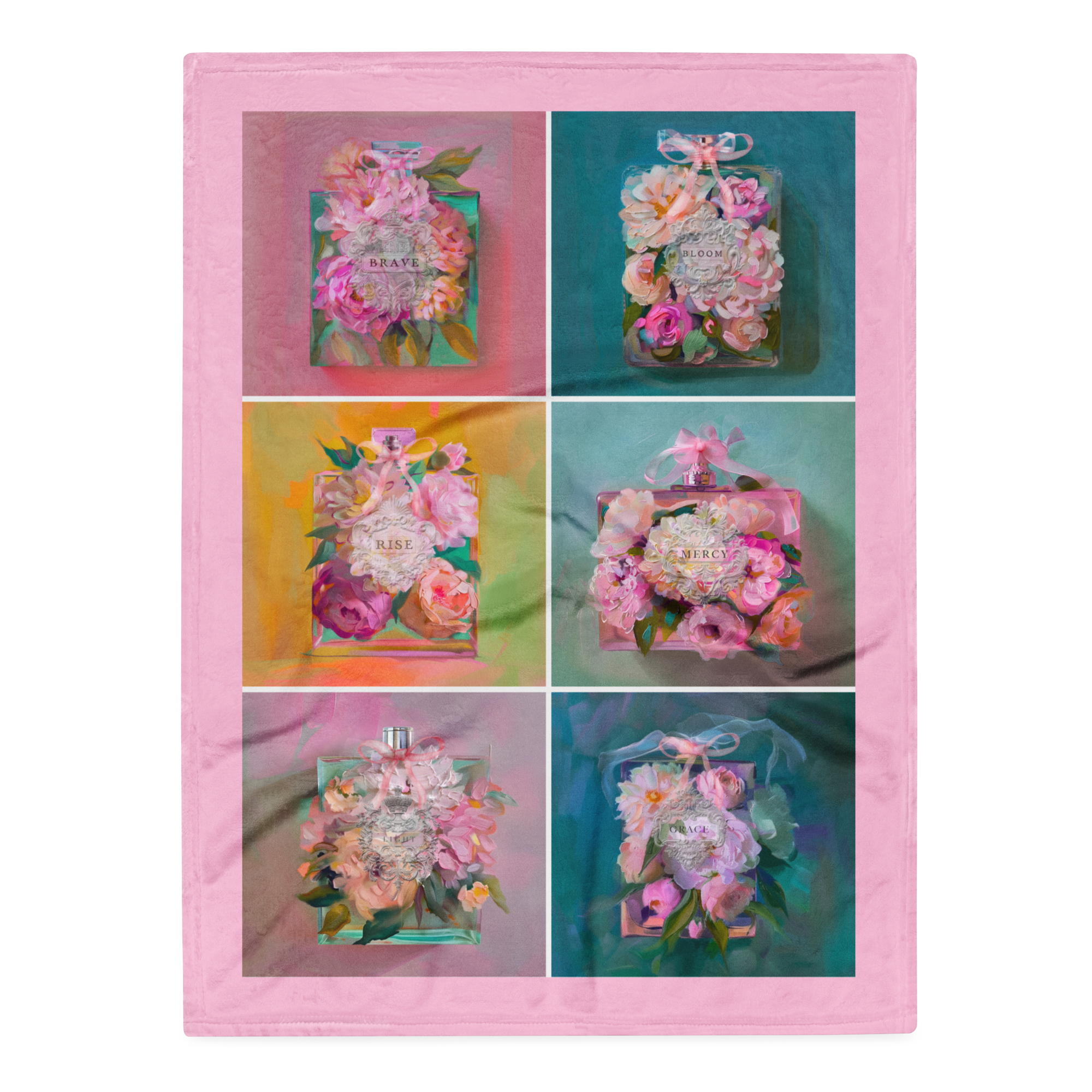 Petals and Perfume - Throw Blanket