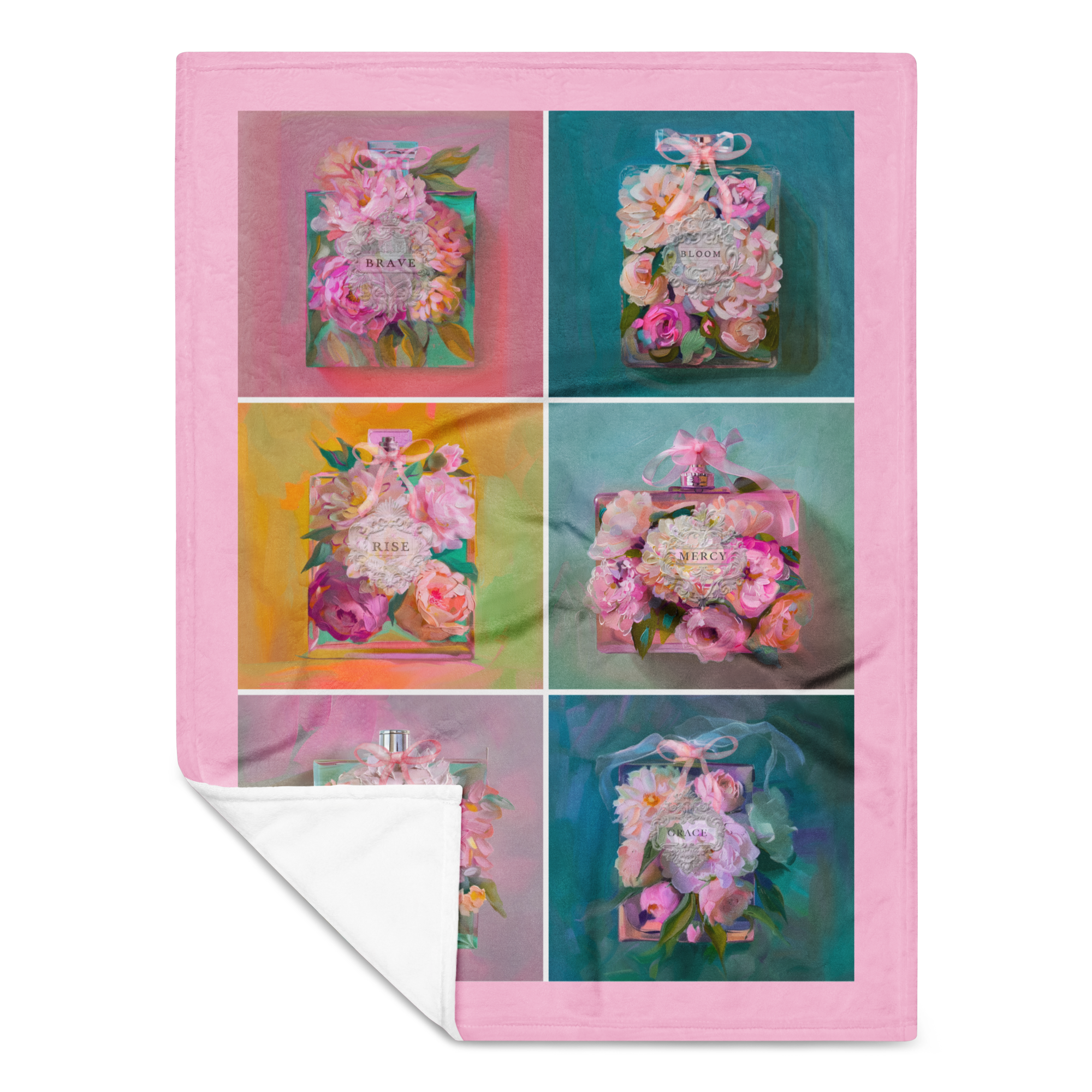 Petals and Perfume - Throw Blanket