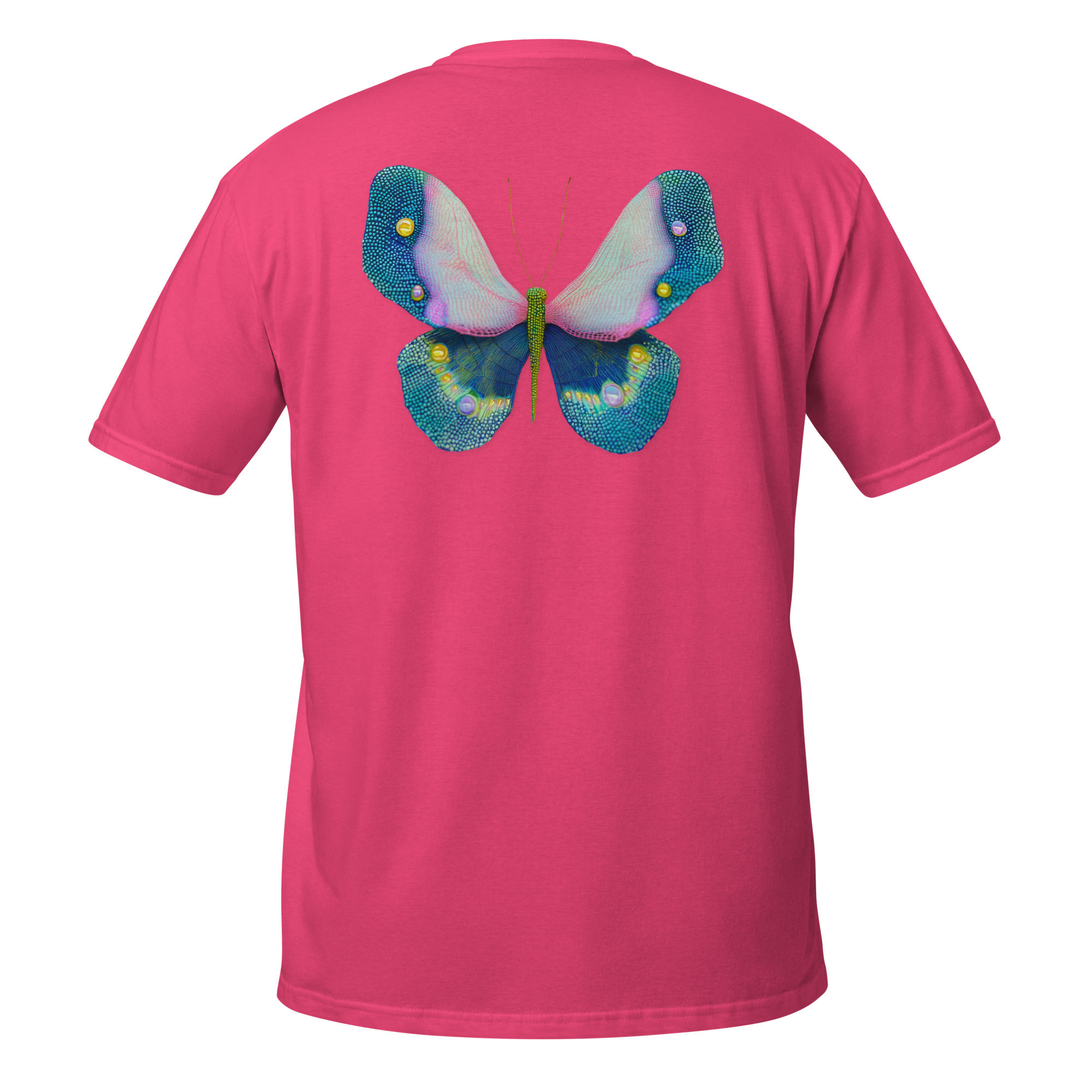 Butterfly Reverie Short-Sleeve Pink T-Shirt