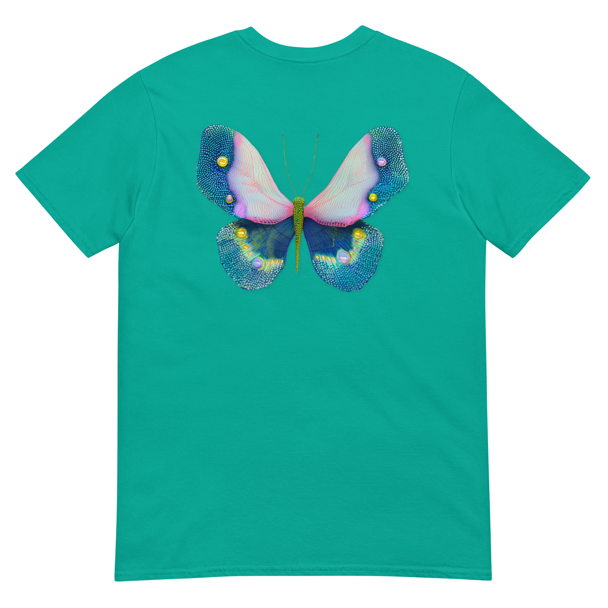 Butterfly Reverie Short-Sleeve Emerald T-Shirt - Sample
