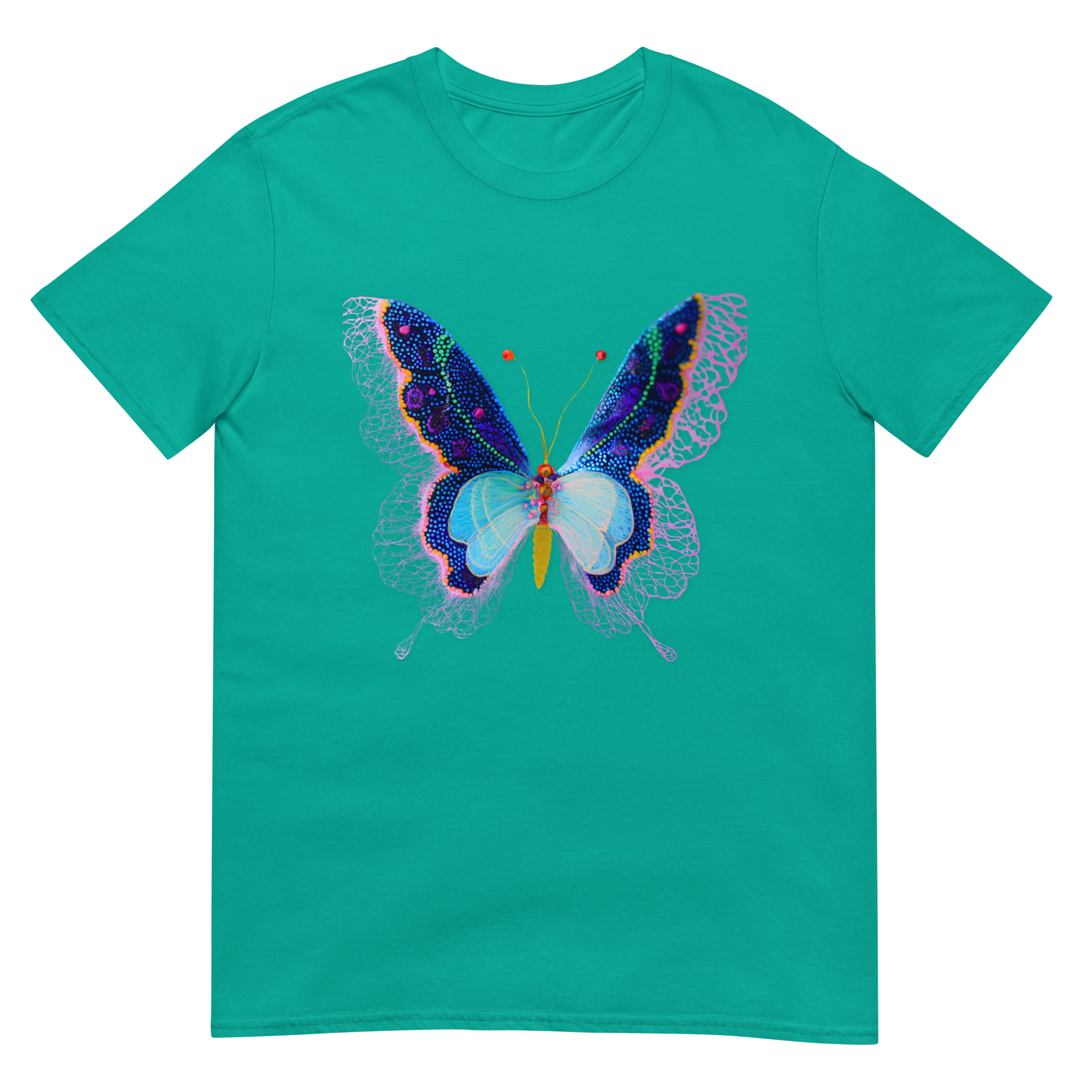Butterfly Reverie Short-Sleeve Emerald T-Shirt - Sample