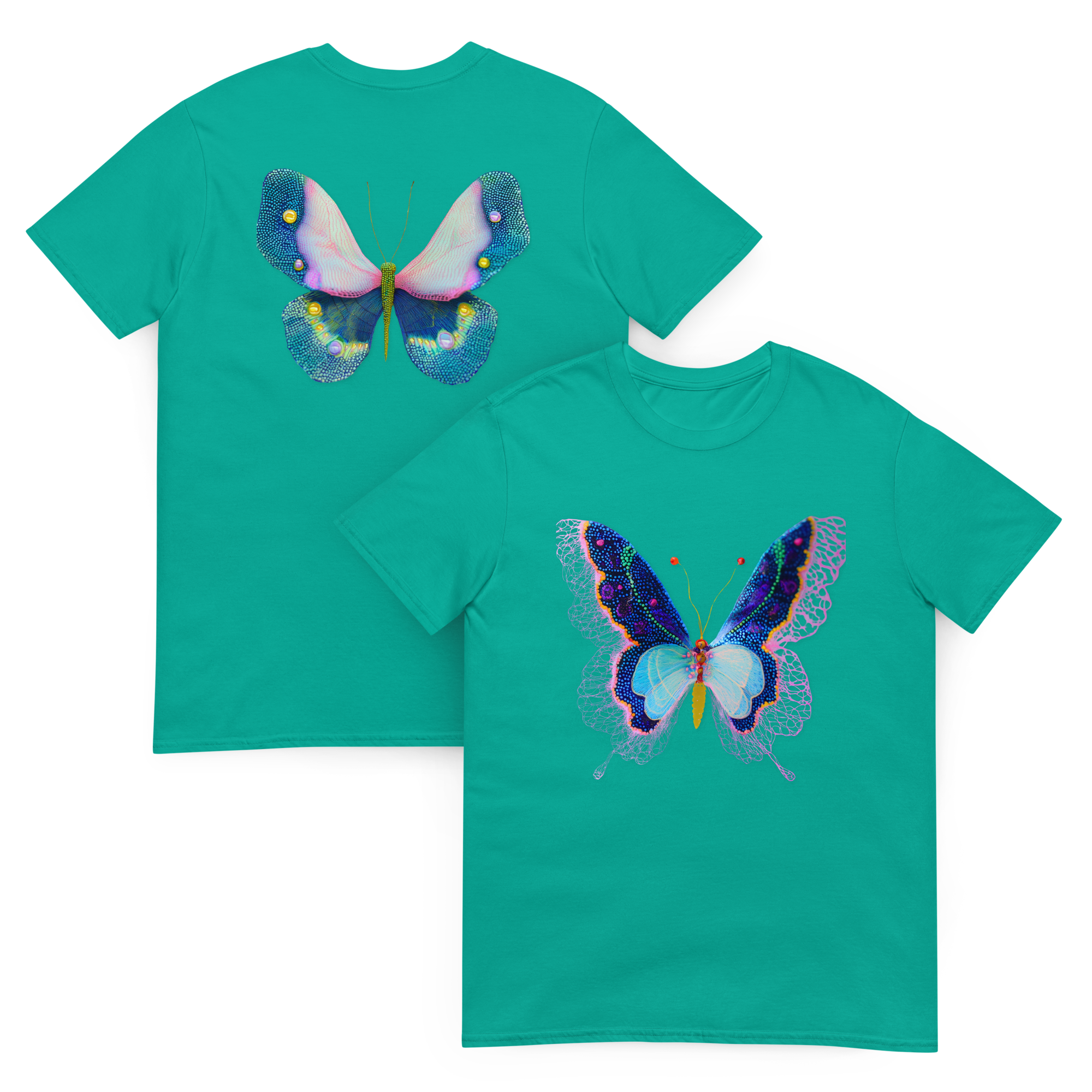 Butterfly Reverie Short-Sleeve Emerald T-Shirt