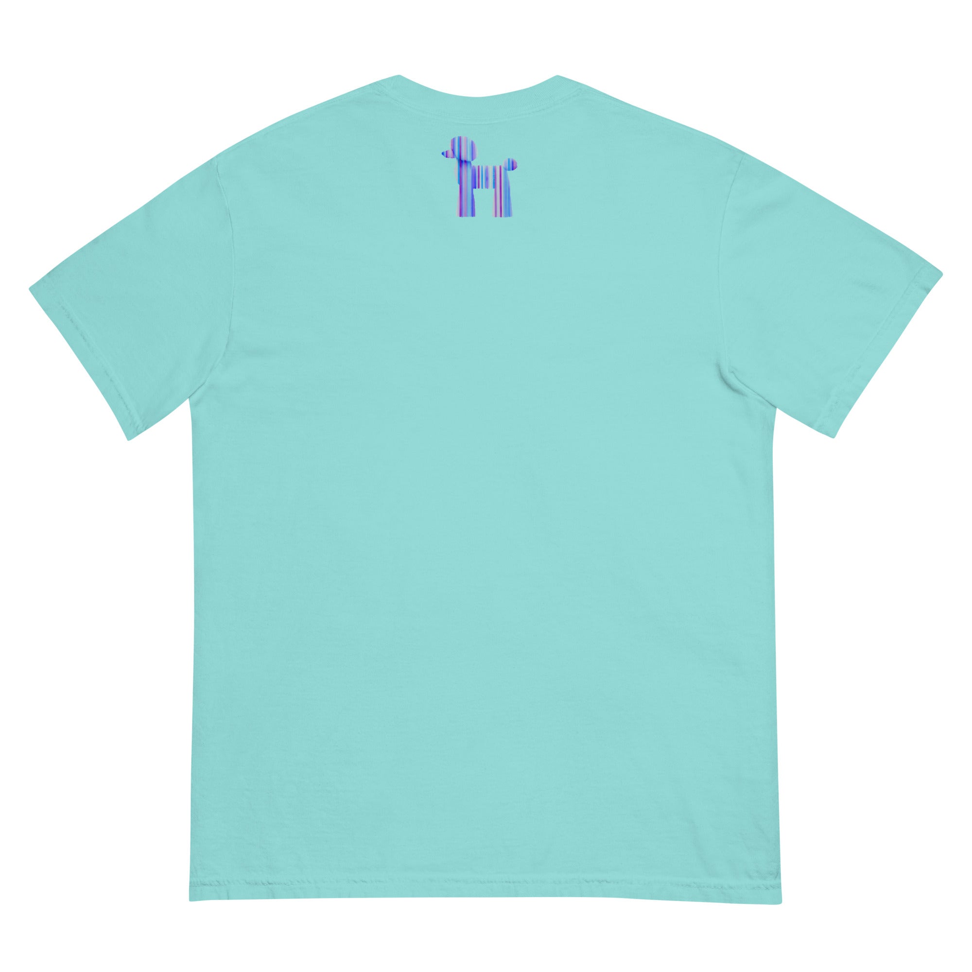 Stripe Poodle Unisex garment-dyed heavyweight t-shirt - Sample